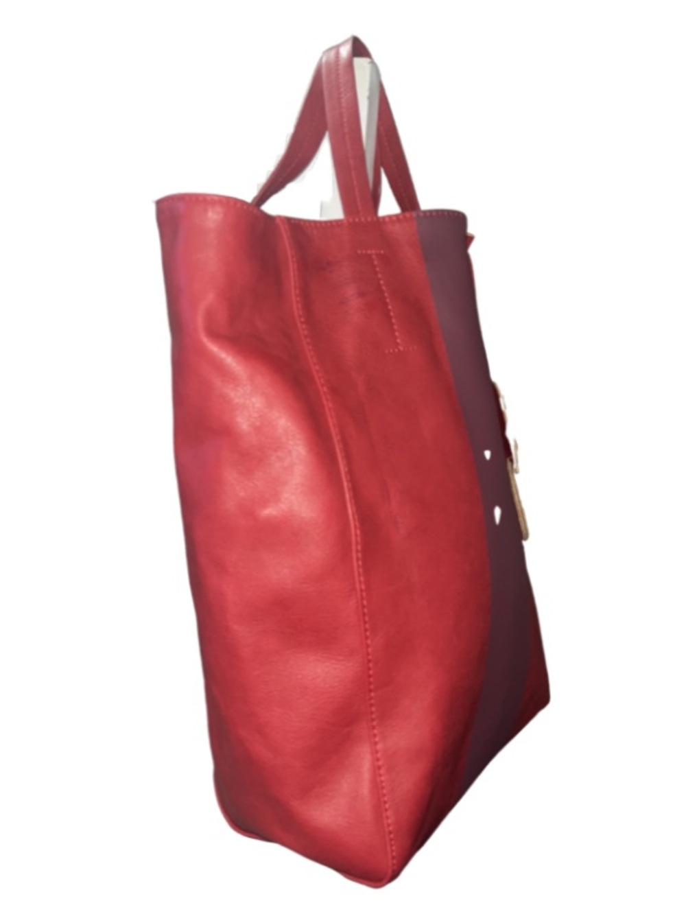 NWT Saks Fifth Avenue Red Zebra
Tote Bag Stripe Large Shopper - Picture 2 of 9